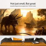 P07-D Mini 50 Lumen Android Heimkino Bluetooth LED-Projektor mit Fernbedienung, Unterstützung Micro SD & Micro USB & WiFi & Audio Out – Bild 6