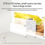 P07-D Mini 50 Lumen Android Heimkino Bluetooth LED-Projektor mit Fernbedienung, Unterstützung Micro SD & Micro USB & WiFi & Audio Out – Bild 10