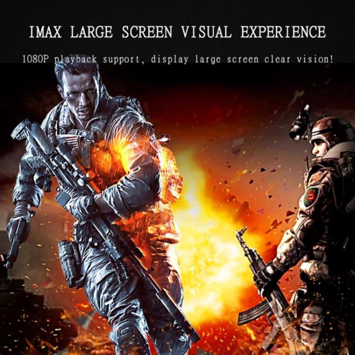 YG520 800x480 1800LM Mini-LED-Projektor Heimkino, unterstützt HDMI & AV & SD & USB & VGA, Mobiltelefonversion, Mobile Phone Version – Bild 3