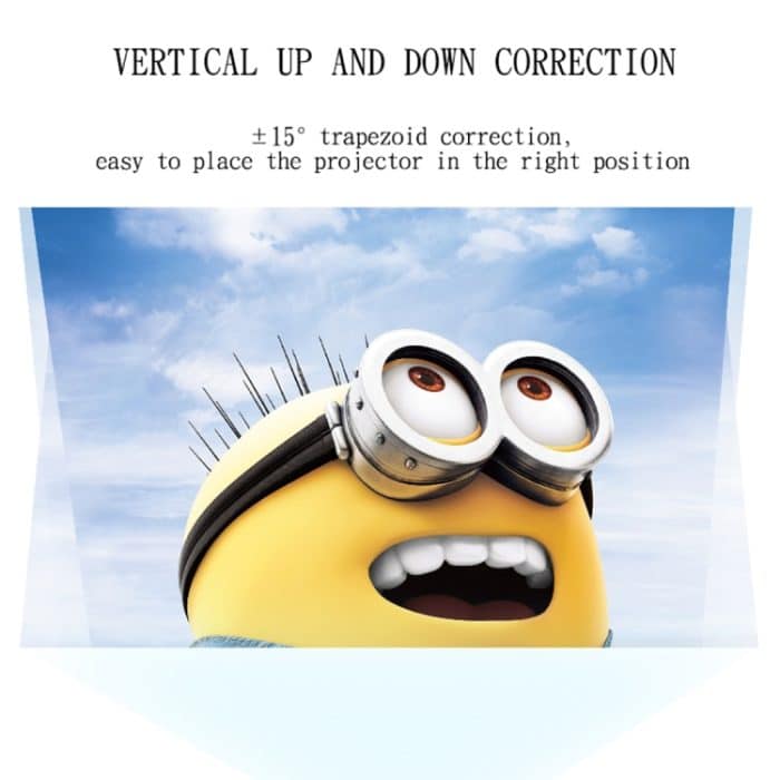 YG520 800x480 1800LM Mini-LED-Projektor Heimkino, unterstützt HDMI & AV & SD & USB & VGA, Mobiltelefonversion, Mobile Phone Version – Bild 4