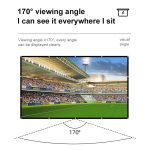 Faltender Milchseide-Polyester-Projektorfolienvorhang, 60 inch (16:9) Projection Area: 133 x 75cm, 60 inch (4:3) Projection Area: 120 x 90cm, 72 inch (16:9) Projection Area: 159 x 90cm, 72 inch (4:3) Projection Area: 146 x 110cm... – Bild 6