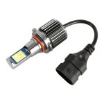 2 Stück DC12–24 V/10,5 W doppelfarbige Auto-Nebelscheinwerfer mit 24 LEDs SMD-3030 und Konstantstrom, Kartonverpackung, 9005, 9006, H3 – Bild 2