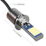 2 Stück DC12–24 V/10,5 W Auto-Nebelscheinwerfer mit 24 LEDs SMD-3030 und Konstantstrom, Kartonverpackung, H3, H11 – Bild 3