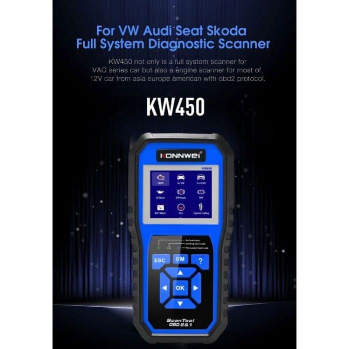KONNWEI KW450 Auto 2,8 Zoll TFT-Farbbildschirm Batterietester Unterstützung 2 Sprachen / System XP WIN7 WIN8 WIN10 – Bild 5