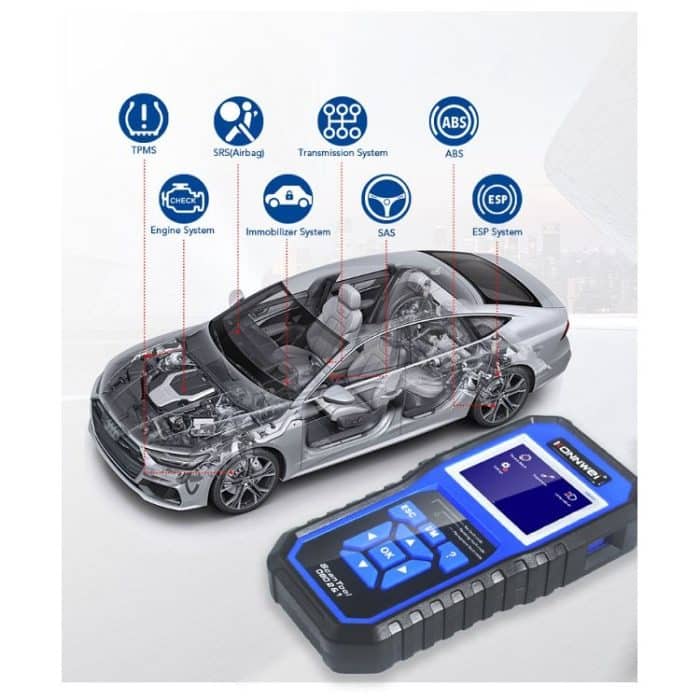 KONNWEI KW450 Auto 2,8 Zoll TFT-Farbbildschirm Batterietester Unterstützung 2 Sprachen / System XP WIN7 WIN8 WIN10 – Bild 8