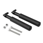 2PCS Car Foot Pegs Rests Pedal Fußstütze Kick Panel für Jeep Wrangler JK JKU JL 2007-2018