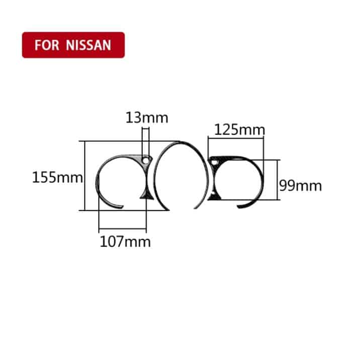 Auto Carbon Fiber Dashboard Panel dekorative Aufkleber für Nissan 370Z Z34 2009-, Links- und Rechtsantrieb Universal – Bild 4