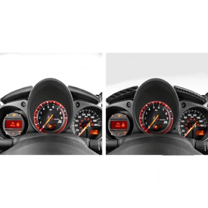 Car Carbon Fiber Dashboard Dekorstreifen für Nissan 370Z Z34 2009-, Links- und Rechtsantrieb Universal – Bild 5