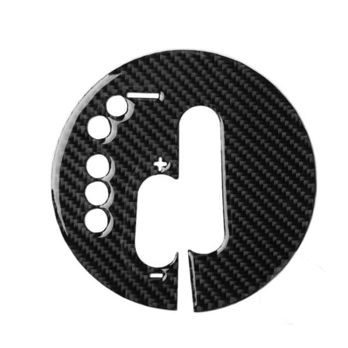 Auto Carbon Faser Schaltgetriebe Panel Dekorative Aufkleber für Nissan 370Z Z34 2009-, Manual Transmission Left Drive, Manual Transmission Right Drive – Bild 1