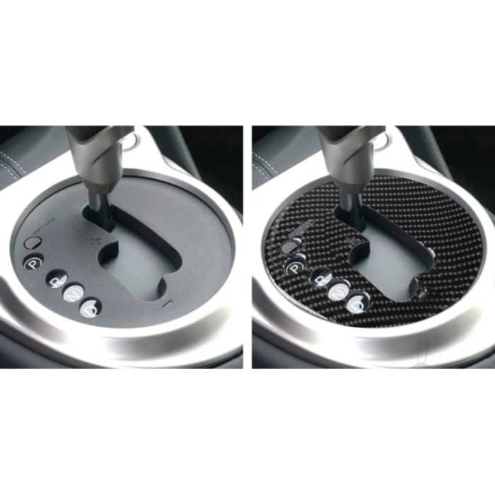 Auto Carbon Faser Schaltgetriebe Panel Dekorative Aufkleber für Nissan 370Z Z34 2009-, Manual Transmission Left Drive, Manual Transmission Right Drive – Bild 7
