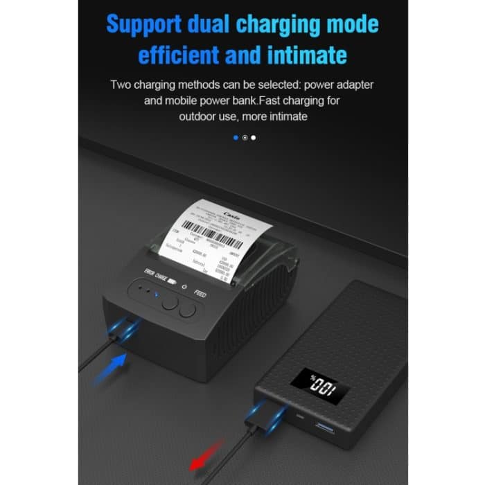 5811DD 58 mm Bluetooth 4.0 tragbarer Thermo-Bluetooth-Belegdrucker,, EU Plug, US Plug, UK Plug – Bild 12