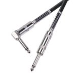 TC048SL 6,35-mm-Stecker gerade auf Winkelstück für E-Gitarre-Audiokabel, 1.8m, 3m, 6m, 10m – Bild 2
