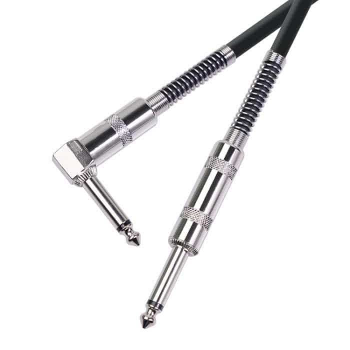 TC048SL 6,35-mm-Stecker gerade auf Winkelstück für E-Gitarre-Audiokabel, 1.8m, 3m, 6m, 10m – Bild 2
