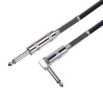TC048SL 6,35-mm-Stecker gerade auf Winkelstück für E-Gitarre-Audiokabel, 1.8m, 3m, 6m, 10m – Bild 3