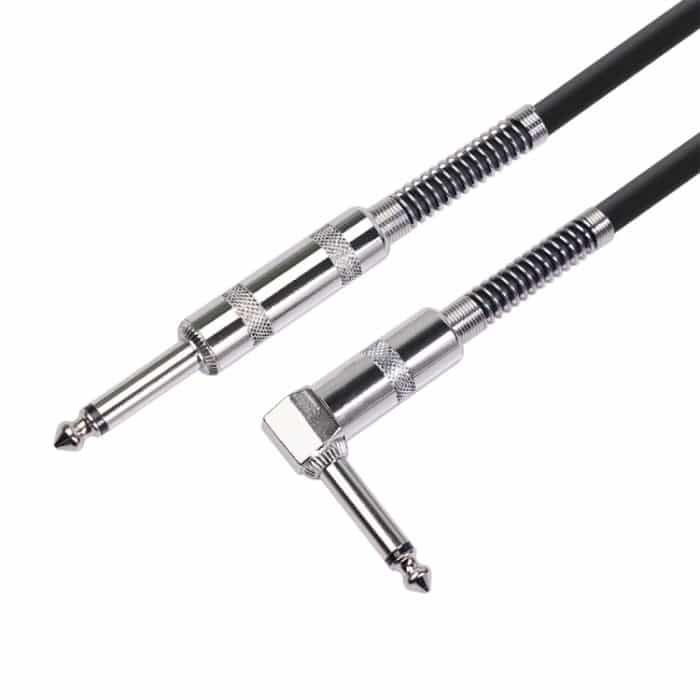TC048SL 6,35-mm-Stecker gerade auf Winkelstück für E-Gitarre-Audiokabel, 1.8m, 3m, 6m, 10m – Bild 3