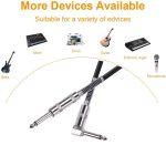 TC048SL 6,35-mm-Stecker gerade auf Winkelstück für E-Gitarre-Audiokabel, 1.8m, 3m, 6m, 10m – Bild 4