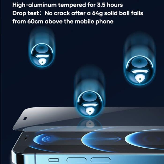 ROCK Vollbildrandlose gehärtete Glasfolie, For iPhone 12 mini, For iPhone 12 / 12 Pro, For iPhone 12 Pro Max – Bild 3