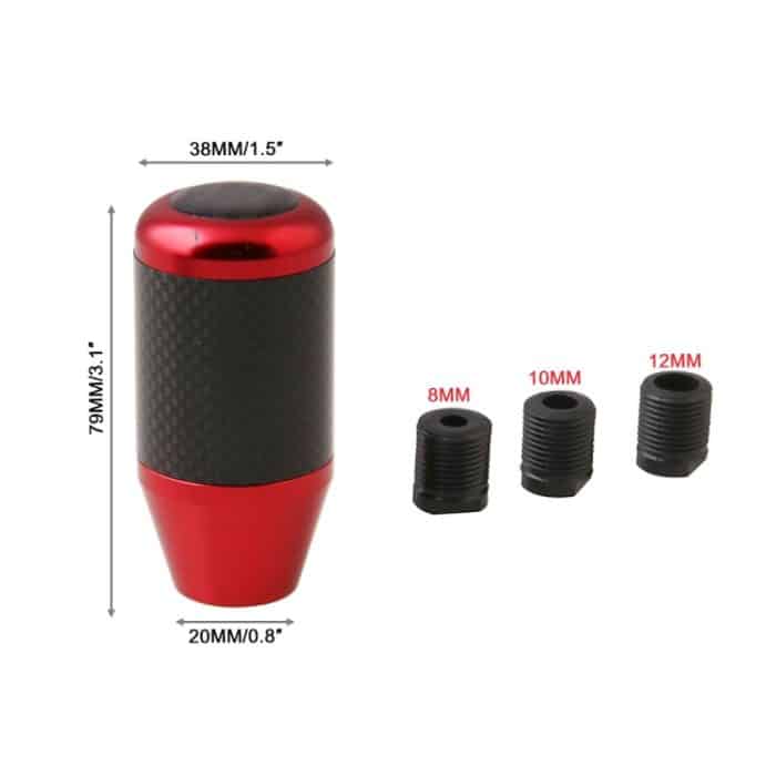 Car Carbon Fiber Handschalthebel Schaltknauf 5 6 Geschwindigkeiten – Bild 3