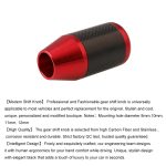 Car Carbon Fiber Handschalthebel Schaltknauf 5 6 Geschwindigkeiten – Bild 4