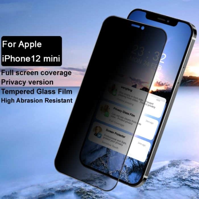 IMAK HD Anti-Spionage-Schutzfolie aus gehärtetem Glas, For iPhone 12 mini, For iPhone 12 / 12 Pro, For iPhone 12 Pro Max – Bild 3
