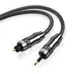 EMK OD1,0 mm 3,5 mm Digital Sound Toslink auf Mini Toslink Digital Optical Audio Kabel, 1m, 1.5m, 2m, 3m, 5m – Bild 5