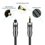 EMK OD1,0 mm 3,5 mm Digital Sound Toslink auf Mini Toslink Digital Optical Audio Kabel, 1m, 1.5m, 2m, 3m, 5m – Bild 6