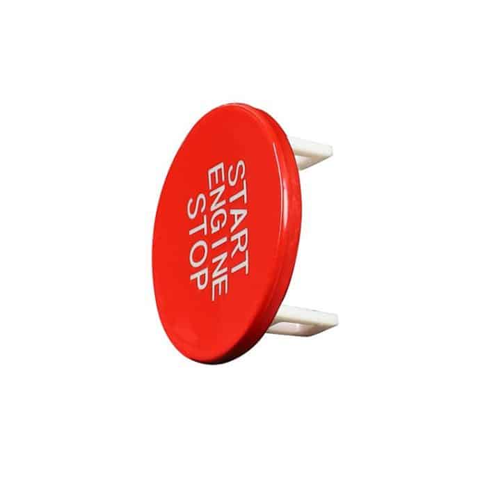 Auto-Kohlefaser-Ein-Knopf-Start-Dekorationsaufkleber für BMW 3er / G20 / G05 / G06 / G07 / G14 / G29 / F40 / F44, One-button Start (Red), One-button Start (Blue), One-button Start (Black), One-button Start (Yellow) – Bild 3