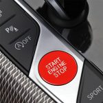 Auto-Kohlefaser-Ein-Knopf-Start-Dekorationsaufkleber für BMW 3er / G20 / G05 / G06 / G07 / G14 / G29 / F40 / F44, One-button Start (Red), One-button Start (Blue), One-button Start (Black), One-button Start (Yellow) – Bild 5