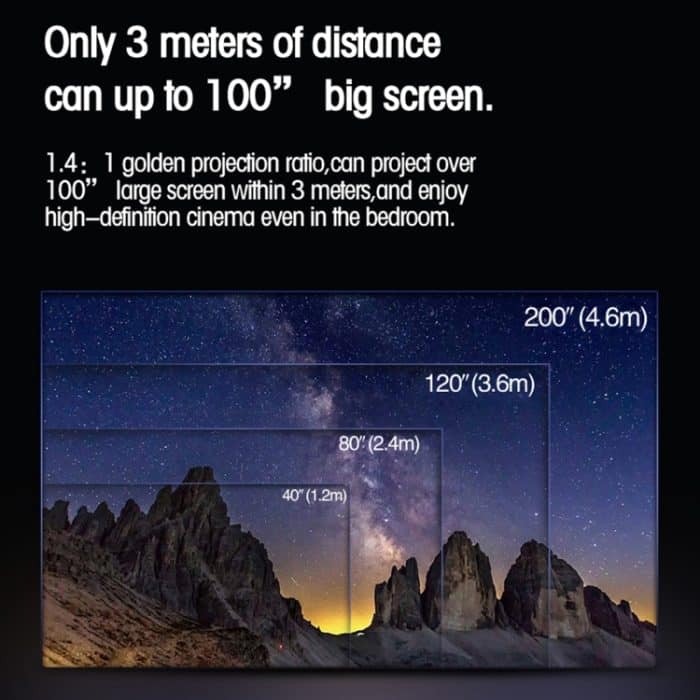 T10 1920x1080P 3600 Lumen tragbarer Heimkino-LED-HD-Digitalprojektor, Android-Version, Android Version – Bild 15