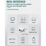 T10 1920x1080P 3600 Lumen tragbarer Heimkino-LED-HD-Digitalprojektor, Android-Version, Android Version – Bild 18