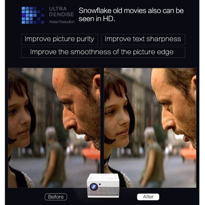 T10 1920x1080P 3600 Lumen tragbarer Heimkino-LED-HD-Digitalprojektor, Android-Version, Android Version – Bild 5