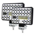 2 PCS WUPP CS-1243A1 Auto 4 Zoll Square 20LEDs Highlight Arbeitslicht Modifizierter Scheinwerfer