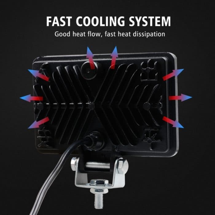 2 PCS WUPP CS-1243A1 Auto 4 Zoll Square 20LEDs Highlight Arbeitslicht Modifizierter Scheinwerfer – Bild 6