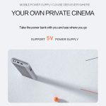 T500 1920x1080P 80 Lumen tragbarer Heimkino-LED-HD-Digitalprojektor, Without Remote Control & Adaptor, With Remote Control & Adaptor – Bild 9