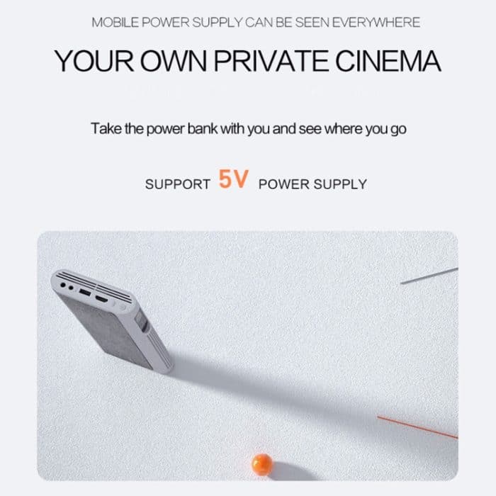 T500 1920x1080P 80 Lumen tragbarer Heimkino-LED-HD-Digitalprojektor, Without Remote Control & Adaptor, With Remote Control & Adaptor – Bild 9