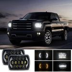 7 Zoll (5x7) / (7x6) H4 DC 9V-30V 30000LM 300W 8LEDS Auto-Quadrat-Form-LED-Scheinwerferlampen für Jeep Wrangler – Bild 2