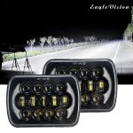 7 Zoll (5x7) / (7x6) H4 DC 9V-30V 30000LM 300W 8LEDS Auto-Quadrat-Form-LED-Scheinwerferlampen für Jeep Wrangler – Bild 10