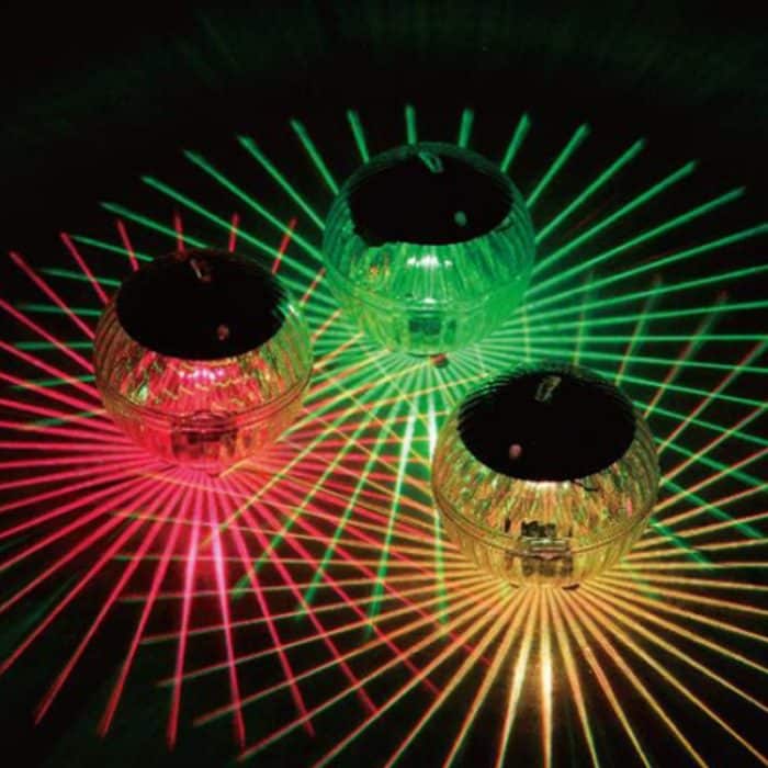 Solarenergie-Außenpool-schwimmender Ball-wasserdichte Licht-Garten-Dekorations-Lampe, Floating Ball Warm Light, Floating Ball Colorful Light – Bild 5
