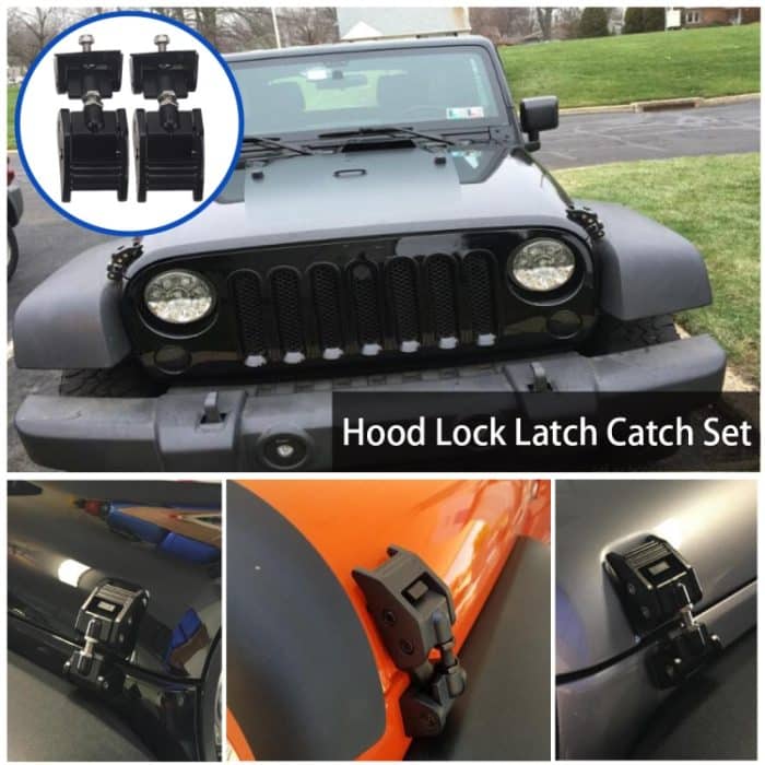 A5314 Car Hood Lock Kit für Jeep Wrangler JK Unlimited 2007-2017 – Bild 8