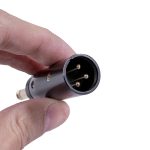 2 Stück LZ1168G GILDED 6.35mm Mono männlich an XRL Male Audioadapter Mikrofon Stereo-Lautsprecher-Anschluss – Bild 7