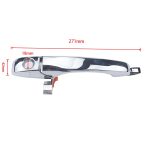 4 Stück A5860 Auto Vorderseite Außentürgriff 4589009AH + 5065800 / 1Ah für Chrysler 300 2005-2010 – Bild 6