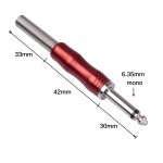 BLS01 DIY Löten 6,35 mm Mono Gitarre Audio Kabel Stecker – Bild 5