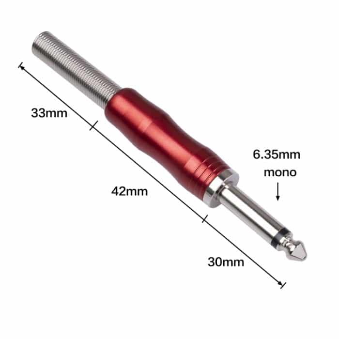 BLS01 DIY Löten 6,35 mm Mono Gitarre Audio Kabel Stecker – Bild 5