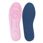 5 Paar 082 Weiche, atmungsaktive, stoßfeste Massage-Katzenpfoten-Sport-Volleinlegesohlen-Schuhpolster, Größe: 225–250 mm, 082(Pink), 082(Black), 082(Apricot)