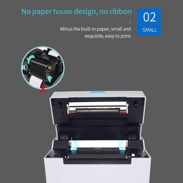 POS-9220 100x150mm Thermal Express Bill Selbstklebender Etikettendrucker, USB + Bluetooth mit Halterungsversion,, USB + Bluetooth,EU Plug, USB + Bluetooth,US Plug, USB + Bluetooth,UK Plug – Bild 6