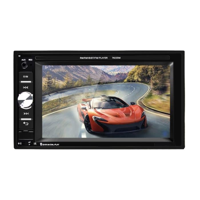 A2115 6.2 Zoll Auto Dual DIN HD MP5 Player Unterstützung Bluetooth / FM / Telefon Link / TF-Karte mit Fernbedienung – Bild 1