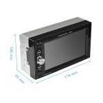 A2115 6.2 Zoll Auto Dual DIN HD MP5 Player Unterstützung Bluetooth / FM / Telefon Link / TF-Karte mit Fernbedienung – Bild 2