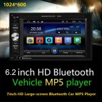 A2115 6.2 Zoll Auto Dual DIN HD MP5 Player Unterstützung Bluetooth / FM / Telefon Link / TF-Karte mit Fernbedienung – Bild 3