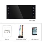 Q3160 7 Zoll Auto Touch kapazitiver Bildschirm MP5-Player-Unterstützung FM / TF / Mirror Link für Toyota Corolla – Bild 8