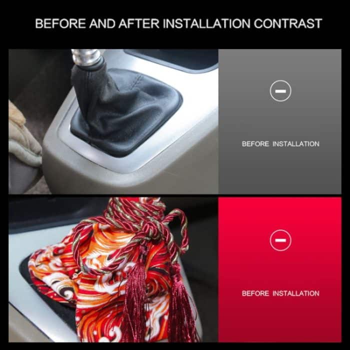 Auto-Persönlichkeits-Getriebeabdeckung, automatische manuelle Schalthebel-Staubdichte Abdeckung – Bild 3